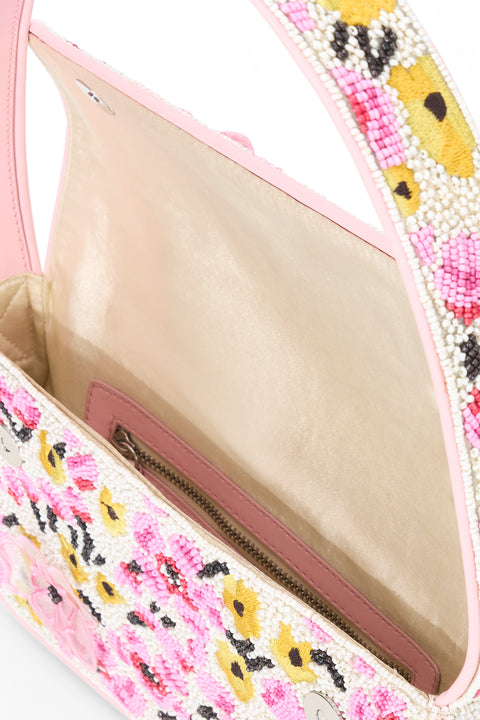 Tommy Beaded Bag Floral Tapestry