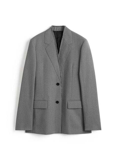 Raw Lapel Jacket