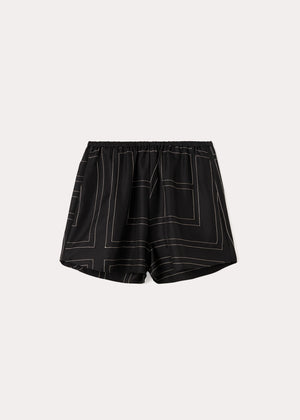 Monogram Silk PJ Shorts