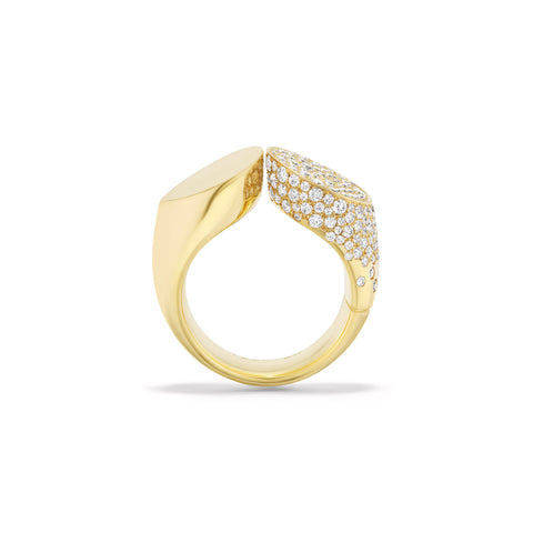 Oera Ring Paved With Diamonds