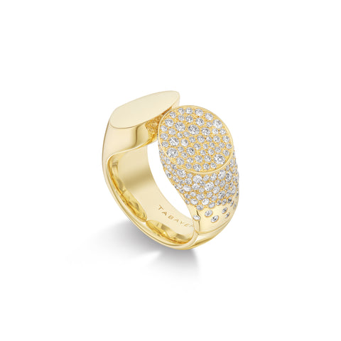 Oera Ring Paved With Diamonds