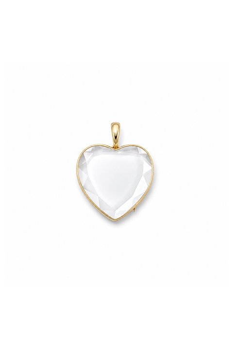 Large Heart Of Gold Locket