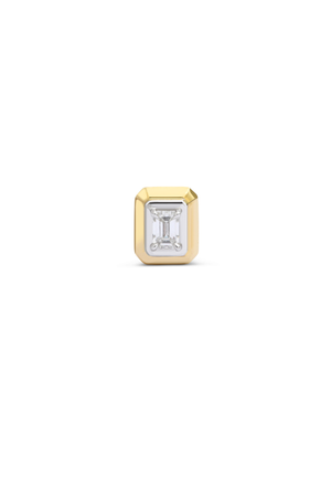 Tribal Stud Emerald Cut