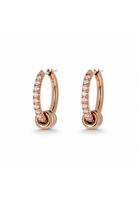Ara Rose Gold Hoops