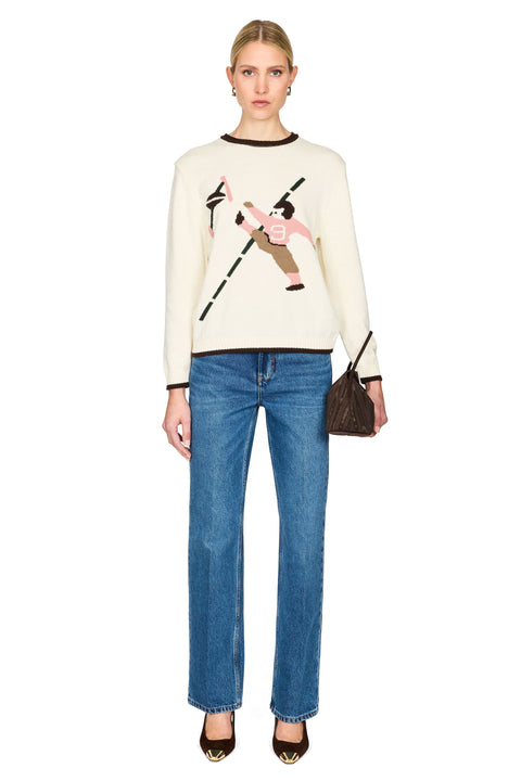 Newtie Football Intarsia Sweater