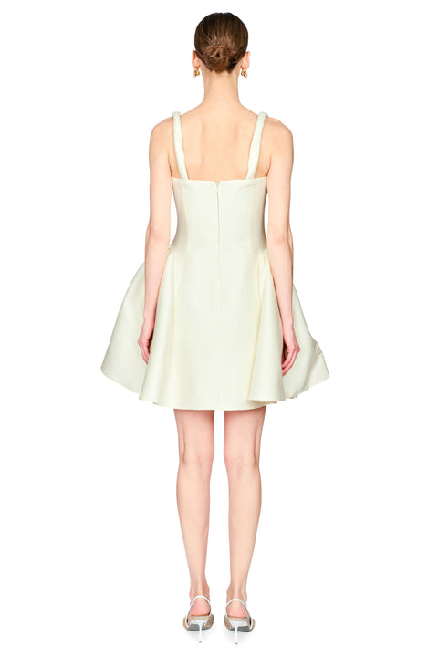 Ariel Embellished Wool Mini Dress