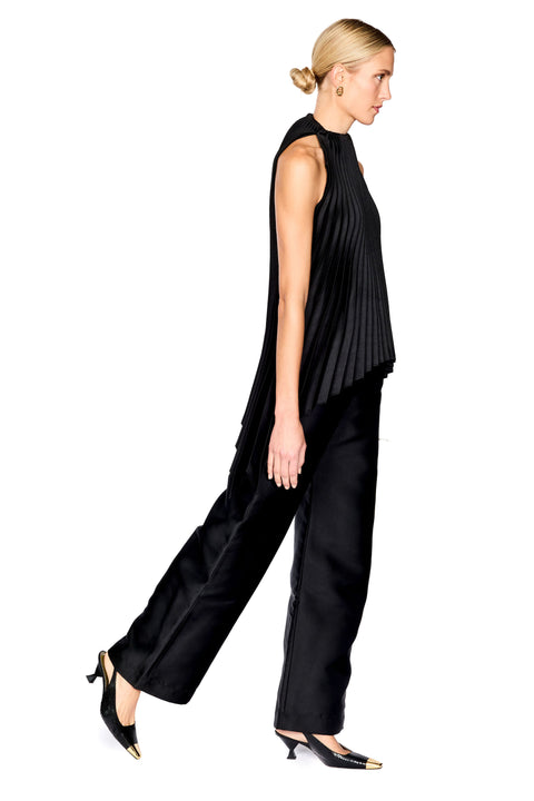 Heavy Satin Boyfriend Trousers