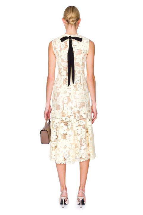 Crochet Lace Midi Dress