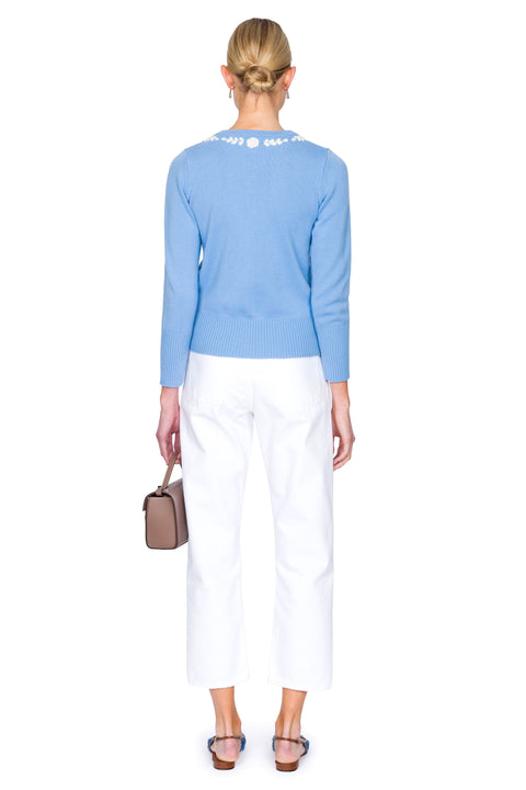 Gladys Embroidered Floral Cardigan