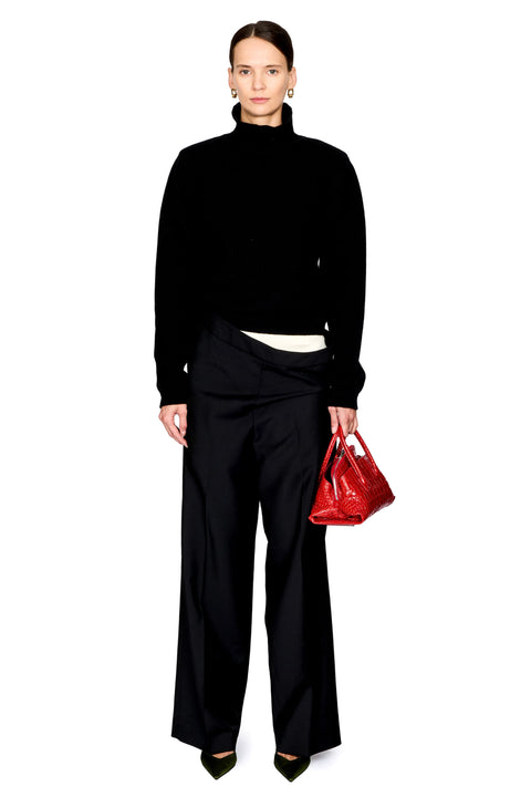 Double Waistband Trousers