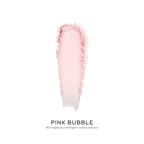 Swatch of the Pink Bubble shade of powder