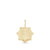 Image of the back of the Alphabet Coin Diamond Charm