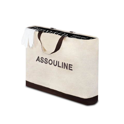 Assouline bag with the book inside